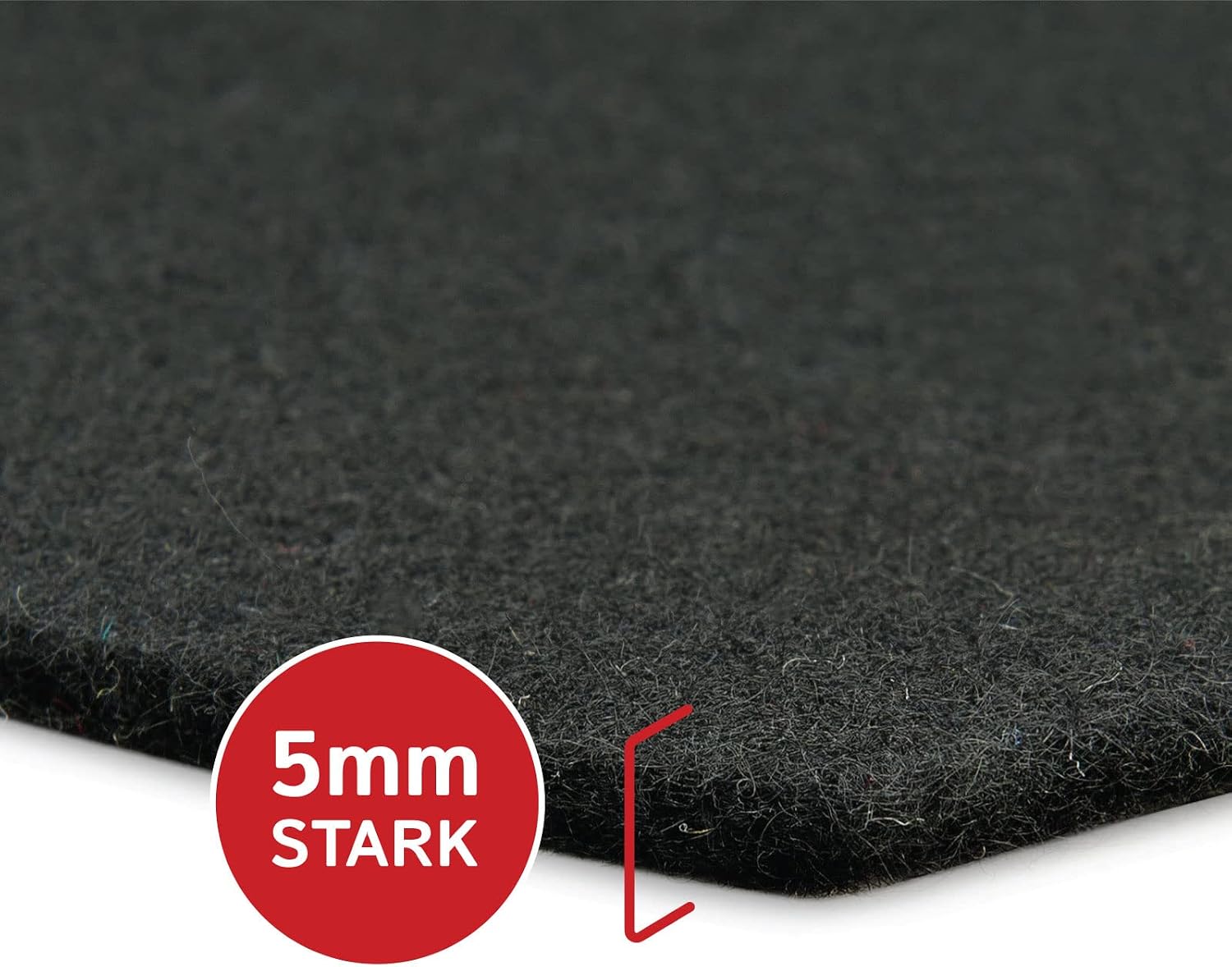 HIGH Temp Felt Plumbers PAD: Black, 12" X 12" X 1/8" Thick