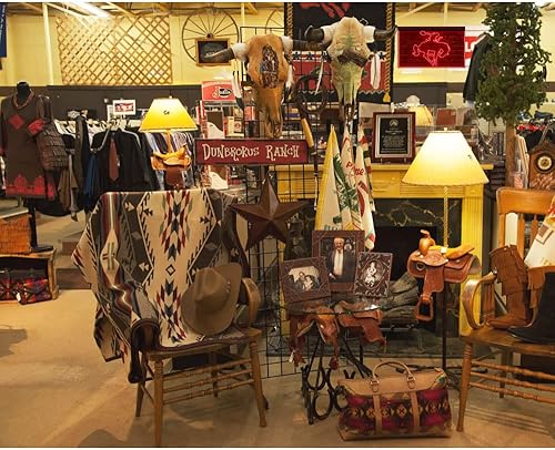 Miniatura 3 de 220013 Texas Western Cowboy Rodeo Souvenir Shop Store - Letrero de neón con luz LED abierta (12 x 8 pulgadas, rojo)