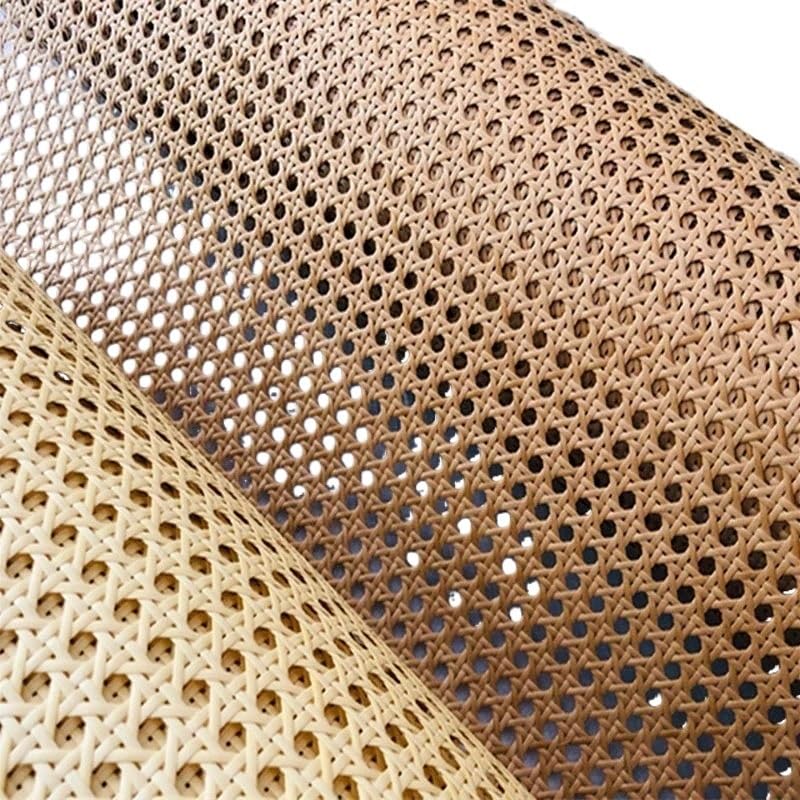Ręcznie tkana rolka taśmy rattanowej | Wielokolorowa rolka taśmy rattanowej 40-45x100-150 cm do naprawy mebli i dekoracji DIY(Yellow,45x150cm)