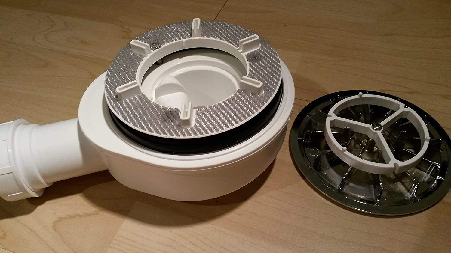 25 Stück Haarfänger Für Duschrinne & Waschbecken - Einweg-Sieb Inkl. Ablaufschlange Für Badewanne (weiß, Groß)