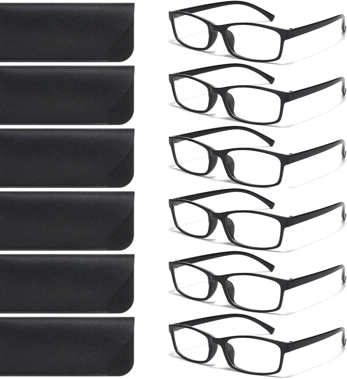 Gaoye Reading Glasses Men/Women, Eyeglasses, Blue Light Readers for Men/Women, Eye Glasses Black 1.0 x