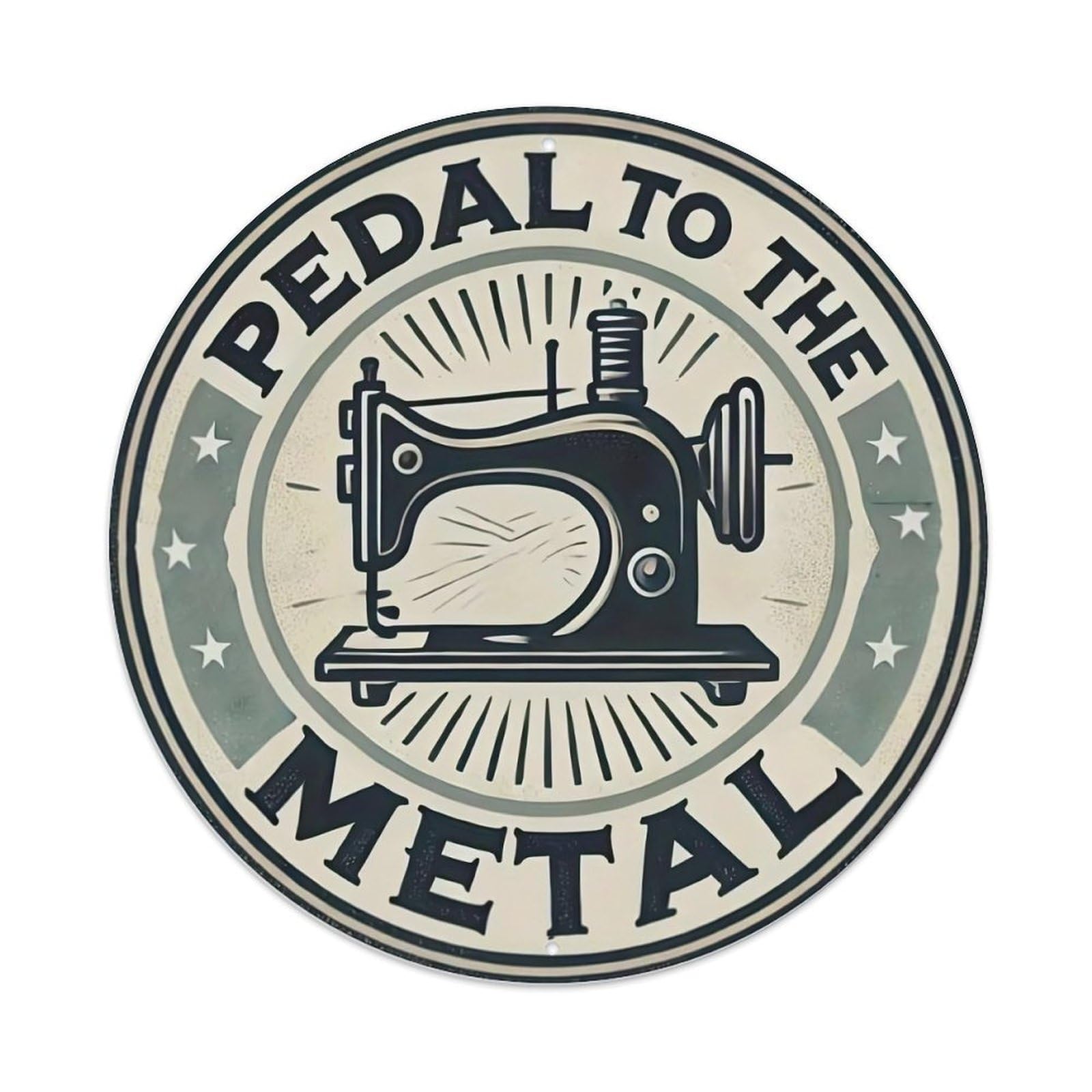 Sewing Machine Metal Tin Sign