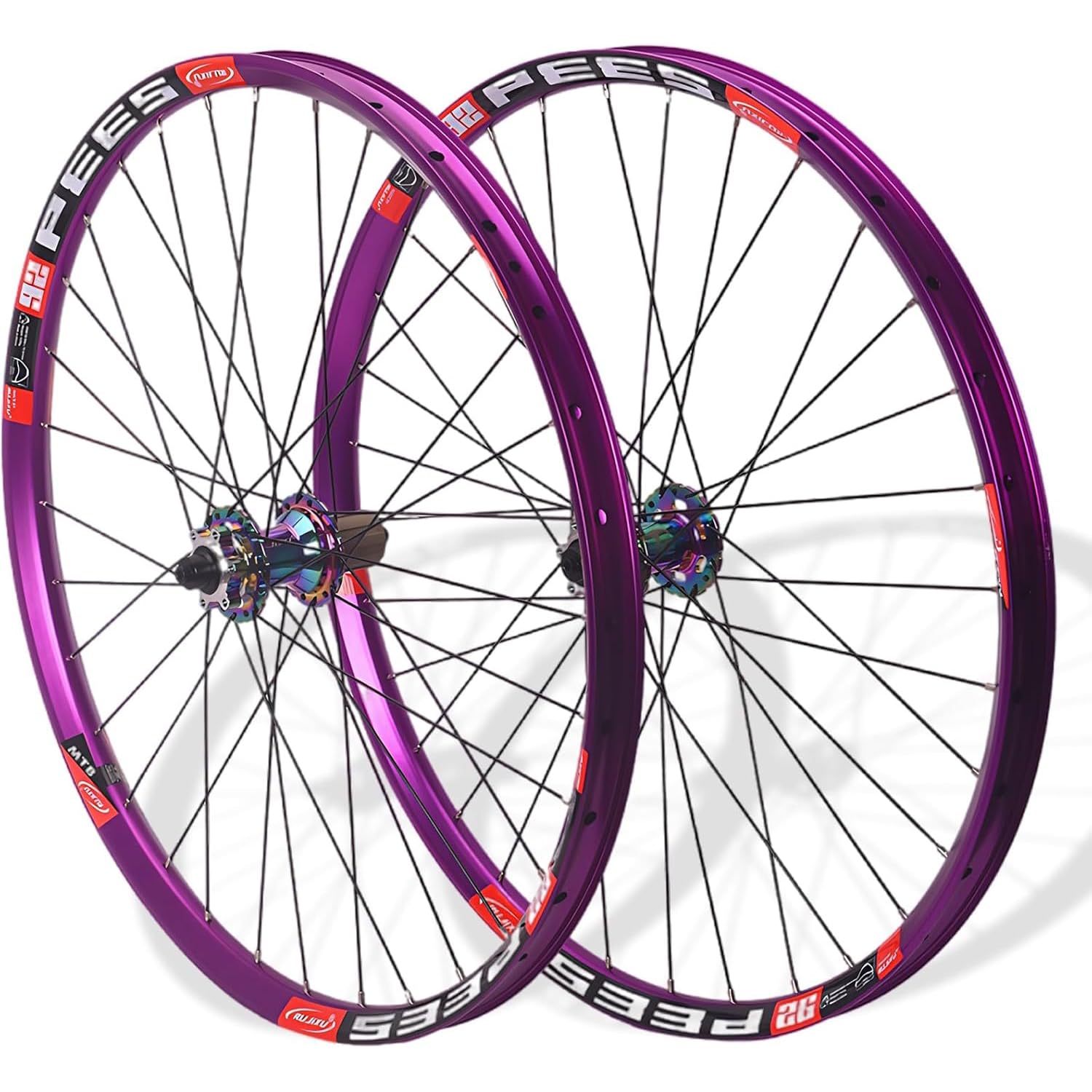 26/27,5/29Zoll Mountainbike Laufradsatz Schnellspanner Räder Alu Felgen Scheibenbremse Vorder- Und Hinterradnaben Für 8-9-10-11-12 Fach Kassette