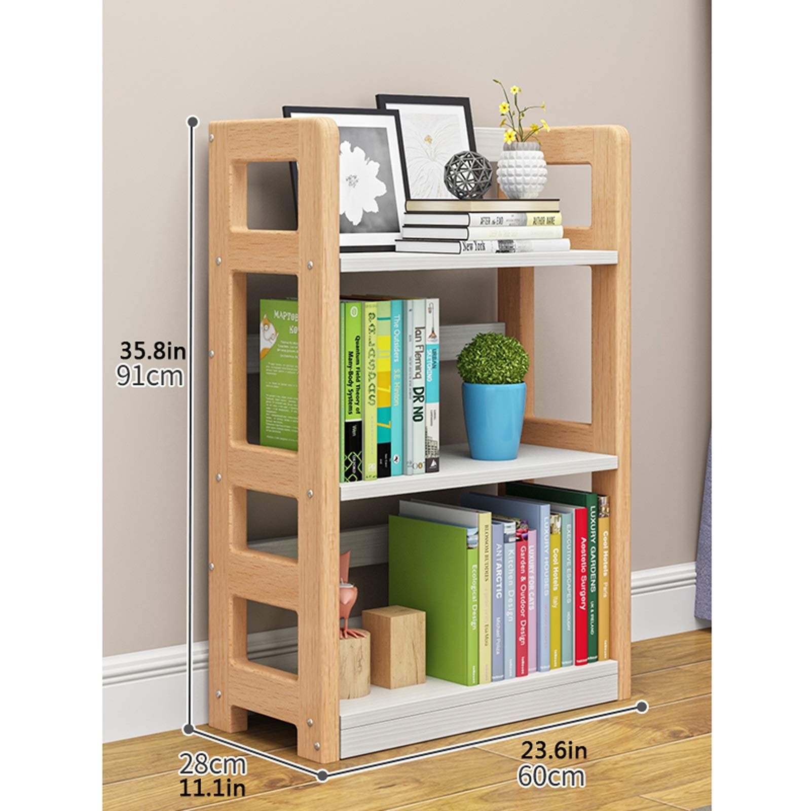 Librerie 3 Tier Gratuita Standard STANDSHELF Pianta Pianta Stand Plant Stand Rack Bagno Storage Tower Scaffale in Legno MULTIPUSE Utility Organizer Shelf Scaffale Libreria