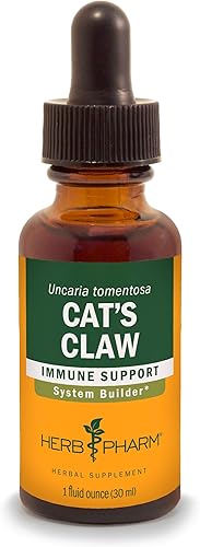 Herb Pharm Extracto líquido de uña de gato (UNA de Gato) para el apoyo del sistema inmunológico - 1 onza