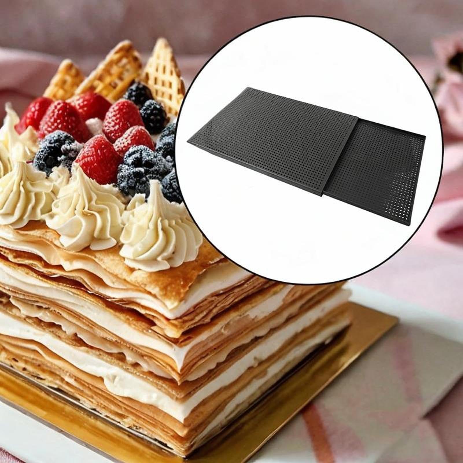 Plaque cuisson au four, poêle Mille Feuilles,outil cuisson polyvalent