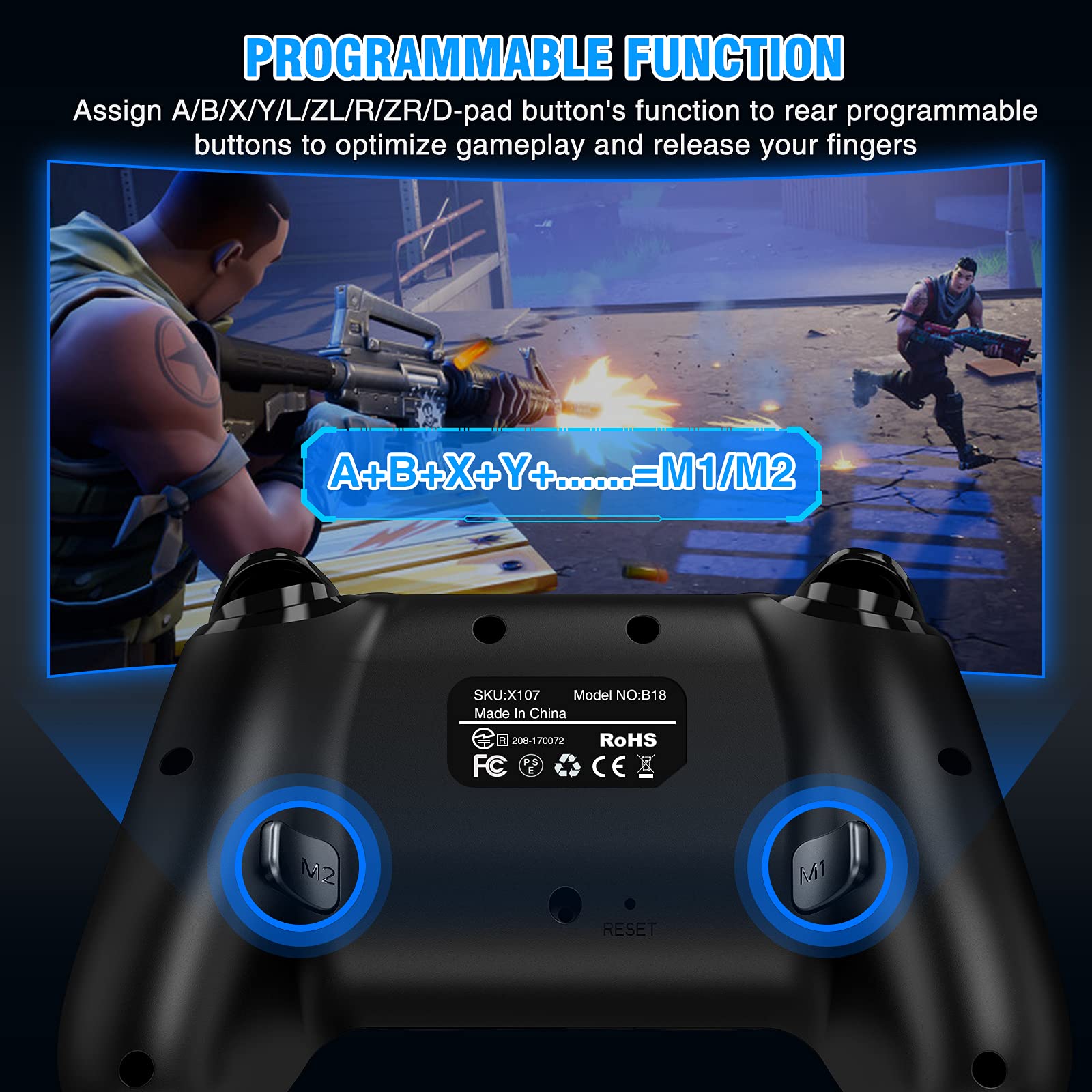 Wireless Switch Controller for Nintendo Switch/Lite/OLED Controller