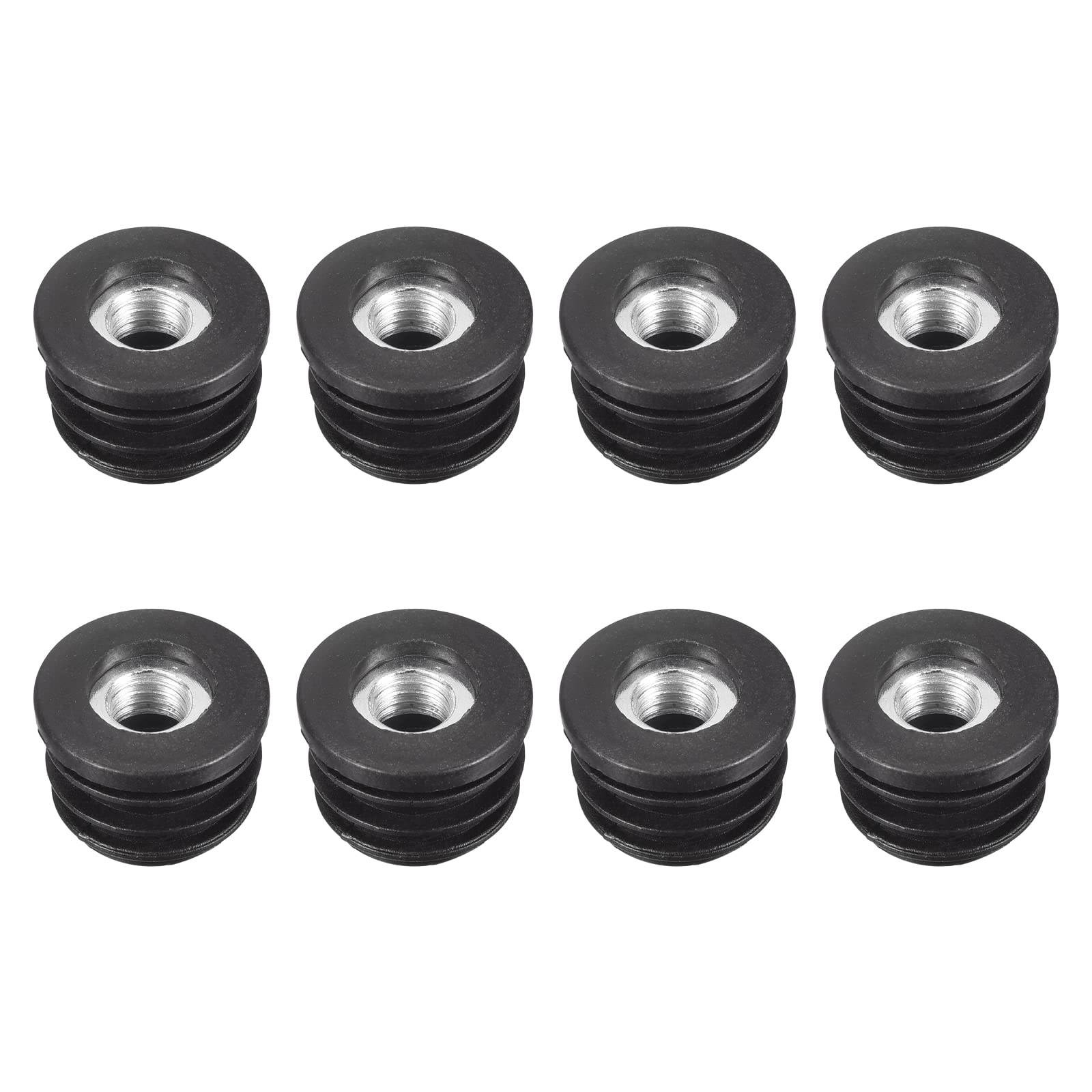 Inserts pour tubes ronds M8 22mm lot de 8 embouts de chaise