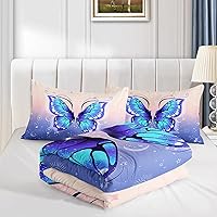 Vista 263 de CVHOUSE Juego de ropa de cama con diseño de panda, juego de edredón individual con panda y 2 fundas de almohada, lindo juego de colcha kawaii