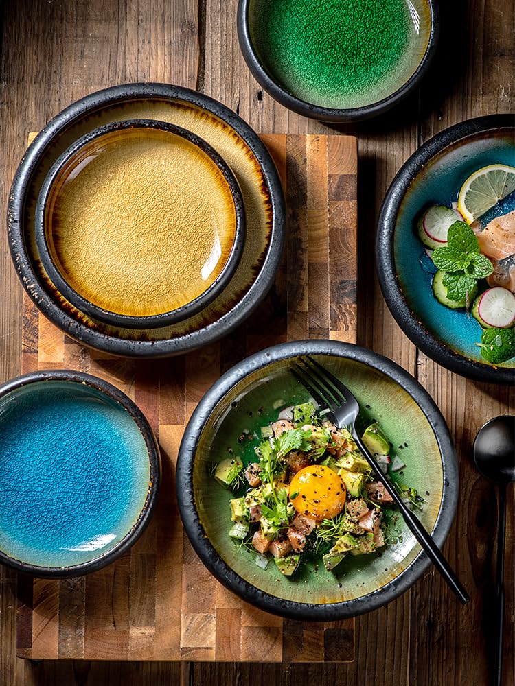 Sauce Schale zum Dippen, kreativer glasierter Keramikteller, Japanisches Sushi, Sashimi, Abendessen, Gemüsesalat