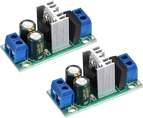 PATIKIL Regulador rectificador de 12 V LM7812 módulo de alimentación regulador de voltaje de tres terminales para suministro de equipos de