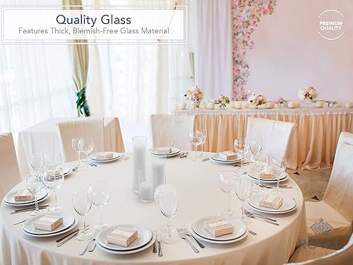 Miniatura 7 de Royal Imports Royal Imports - Juego de 3 jarrones de cristal decorativos para el hogar o la boda