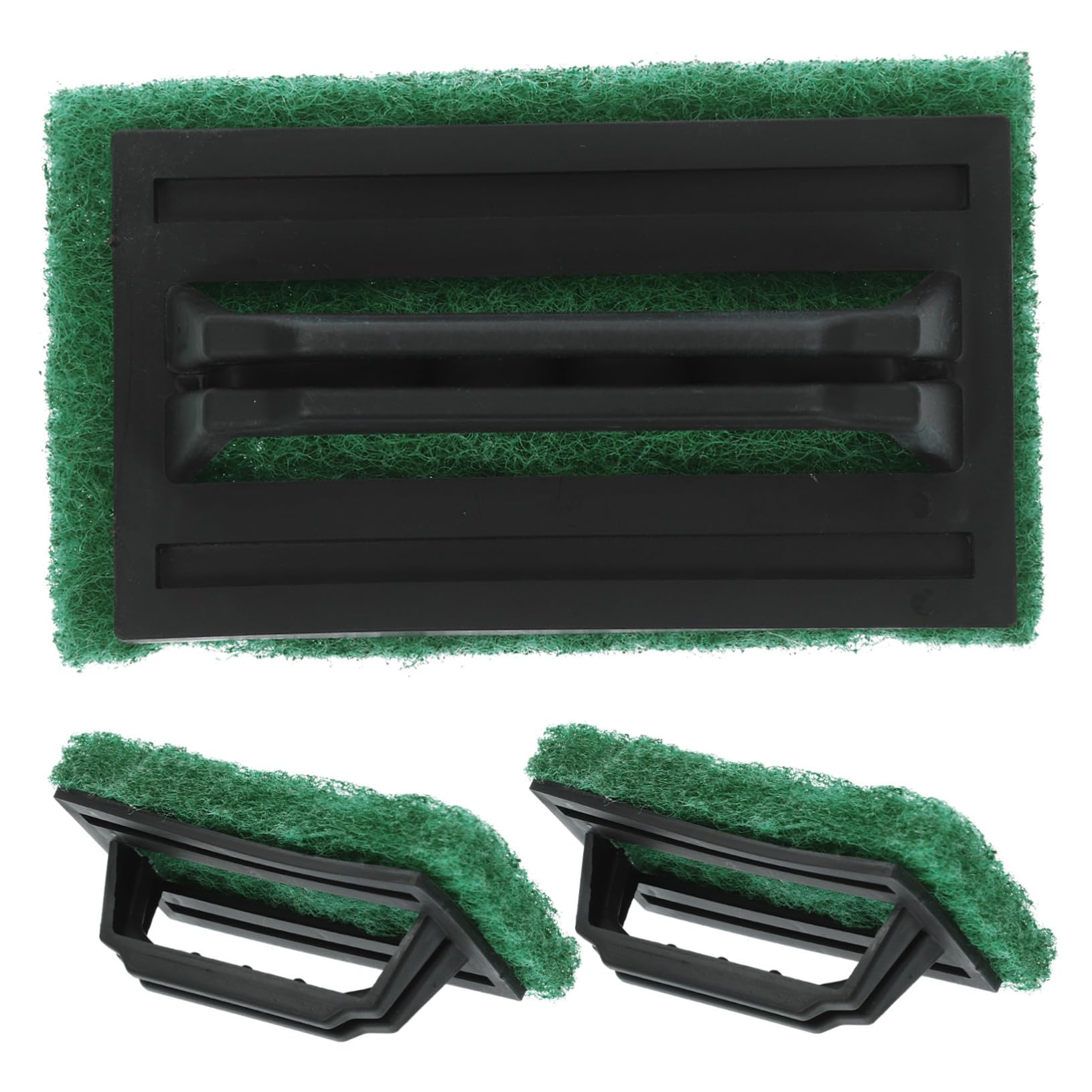 SHINEOFI 5 Juegos Cepillo De Limpieza Mate Con Mango Cepillo Para Quitar Tinta De Pantalla Verde 3 Piezas Limpiadores De Cepillos Para Fregar Kit De Limpieza De Teclado Tuerca 3 piezas * 5