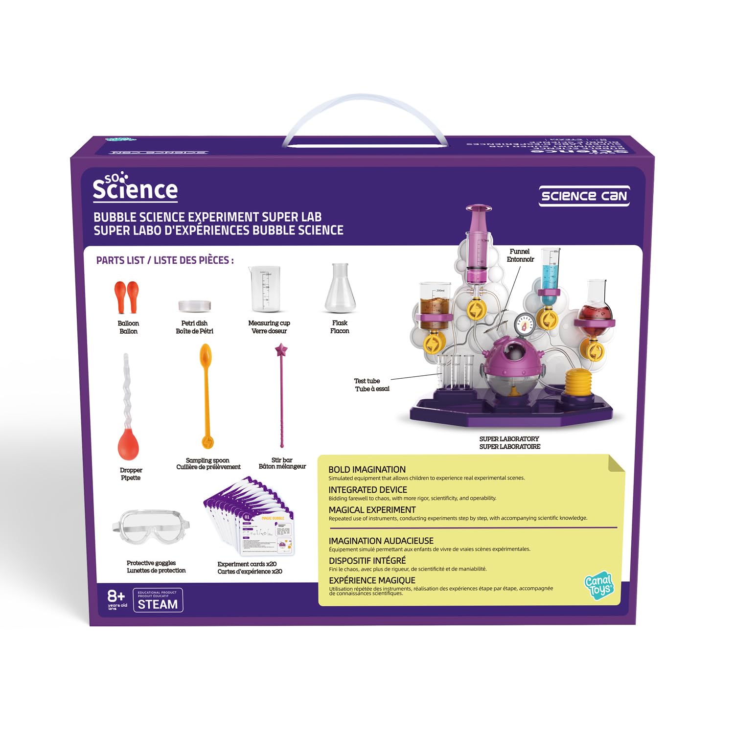 Canal Toys - So Science Super Labo Bubble Science – Kit Scientifique 8+ Ans