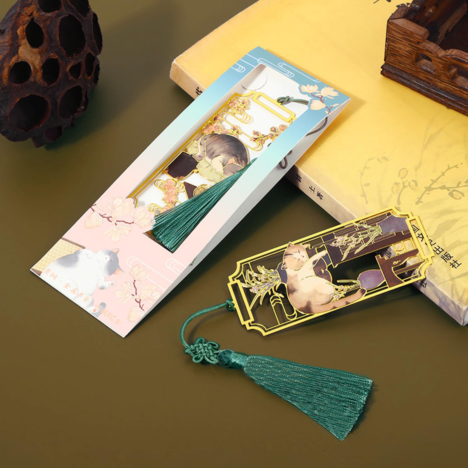 Los Marcadores Son Para Mujeres Y Hombres, Los Lindos Marcadores Para Gatos Los Marcadores Metálicos Tallan Los Marcadores Como Regalos Para Maestros Jóvenes Amantes De Los Libros