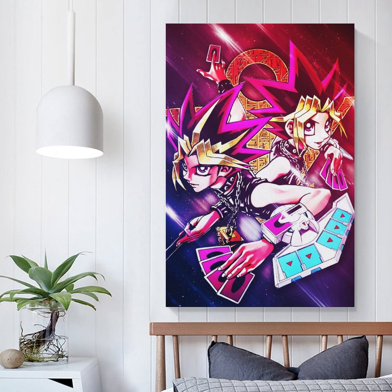 Amazon.co.jp: 遊戯王！アニメポスター装飾画キャンバス壁アート