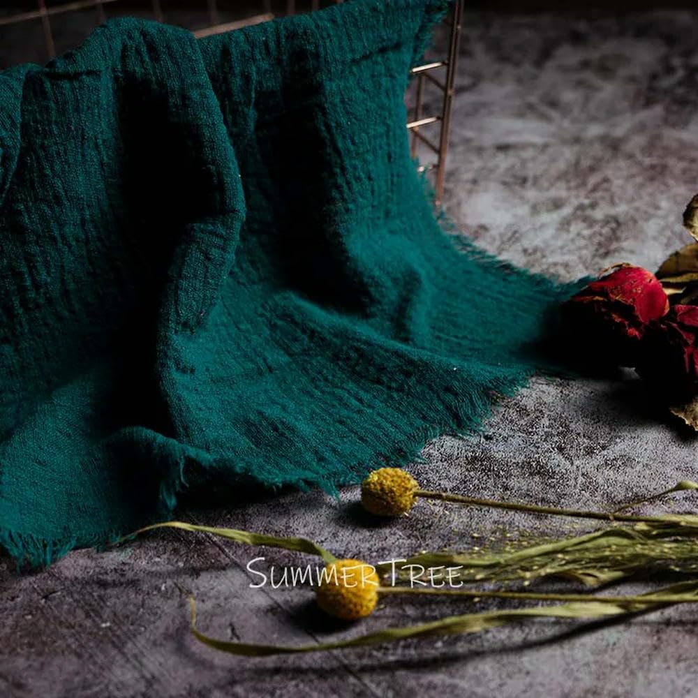 50 Pezzi Tovaglioli Grandi 41x41 cm Tovaglioli rustici in Garza di Cotone, tovaglioli in Mussola, Strofinacci da Cucina, tovaglie retrò, tovaglioli per Matrimoni, Feste, Lino
