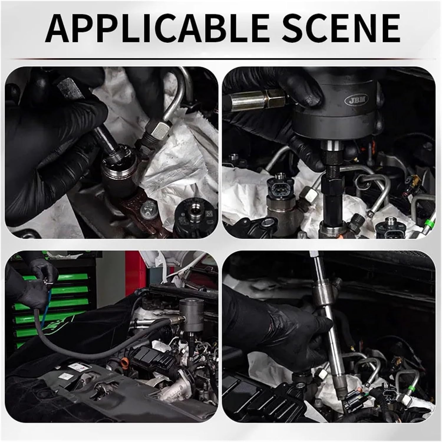 Pneumatic Injector Puller Tool Set Professional Air Vibration Injector Removal Extractor Tool