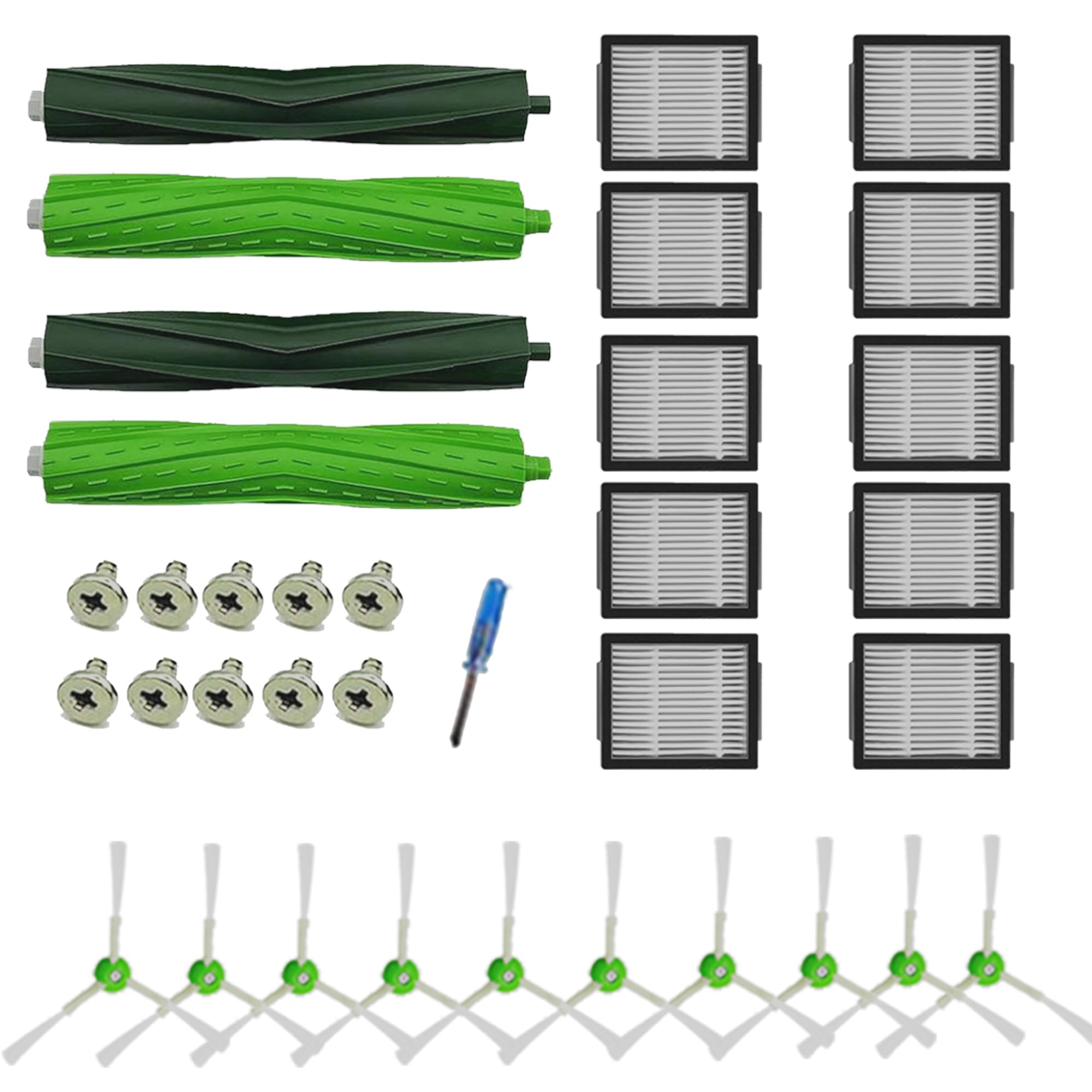 Reputos Para IRobot Roomba I7 E5 E6 I Seri, Piezas De Reputo Para Aspiradora Robot, Filtro Hepa, Cepillo Lateral, Accorios De Rollo - AliExprs 6