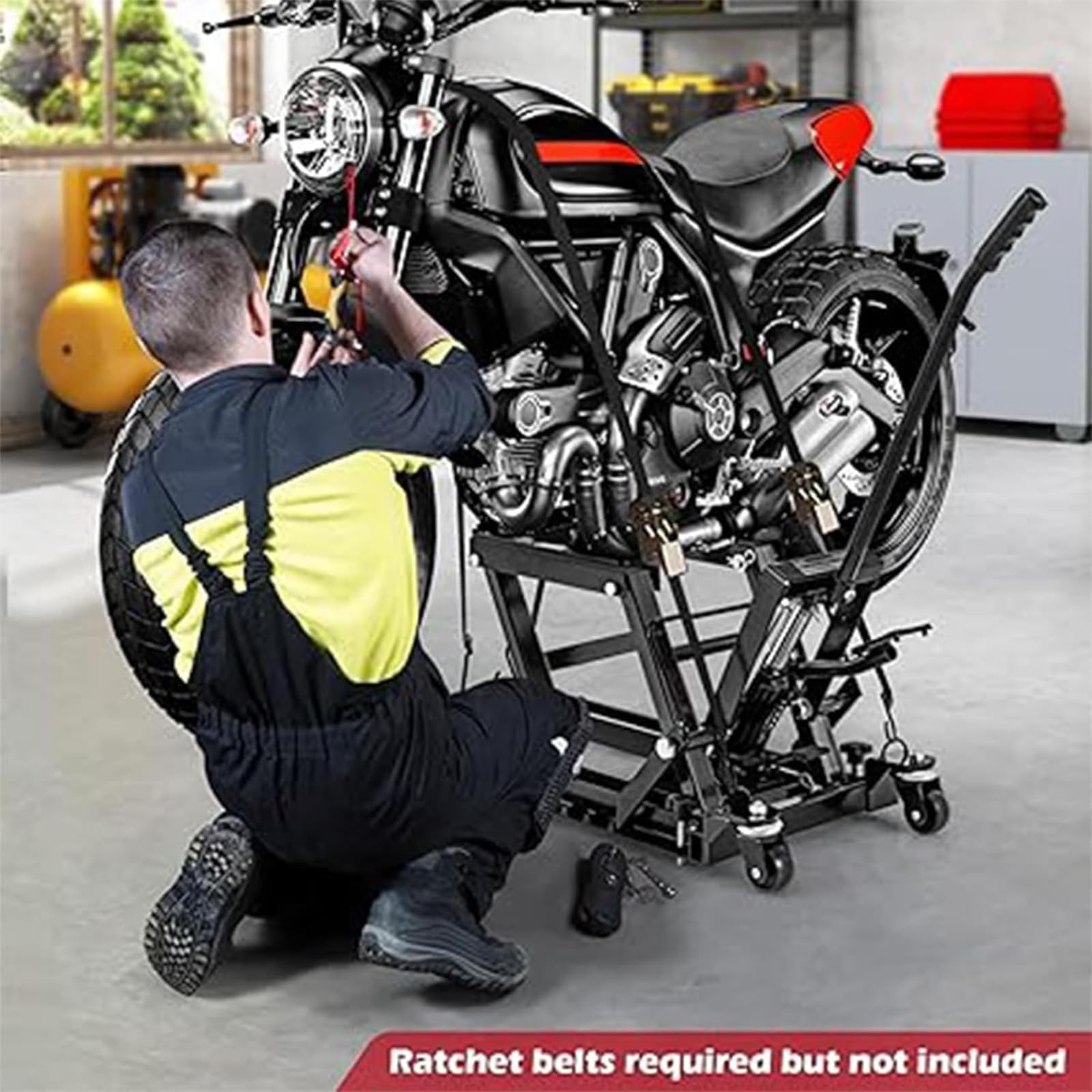 Amazon.com: iumLeap Motorcycle Lifting Platform, Motorcycle Jack 