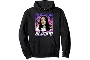 Official Charli D'Amelio Abstract Light Kiss Graphic Hoodie