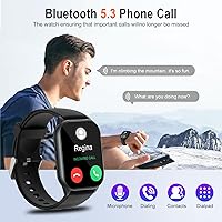 Vista 2 de Reloj inteligente de 1.91 pulgadas para hombre, relojes inteligentes para mujeres, rastreador de actividad física con función de llamada