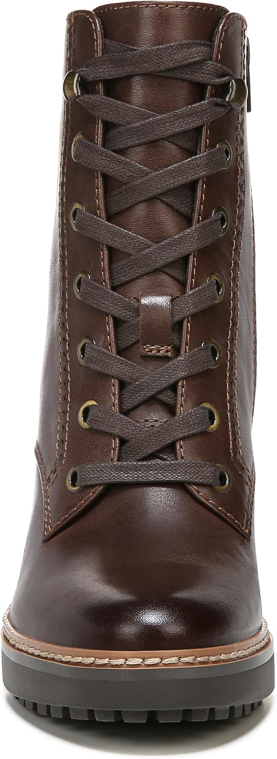 Naturalizer Womens Callie Bootie Heeled Lace Up Boot