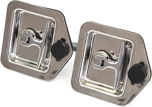 Miniatura 5 de Red Hound Auto 2 manijas plegables en T de un solo punto de cierre ciegos pernos ciegos Cilindro Junta Llaves Camper RV