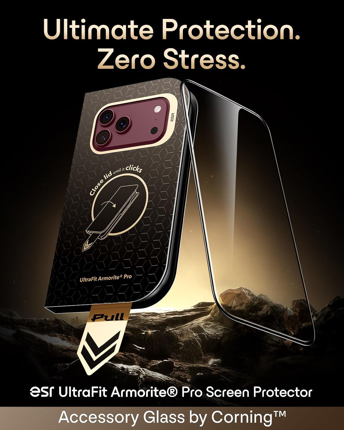 ESR 2 Pack for iPhone 18 Pro Max/17 Pro Max Screen Protector, Armorite Pro
