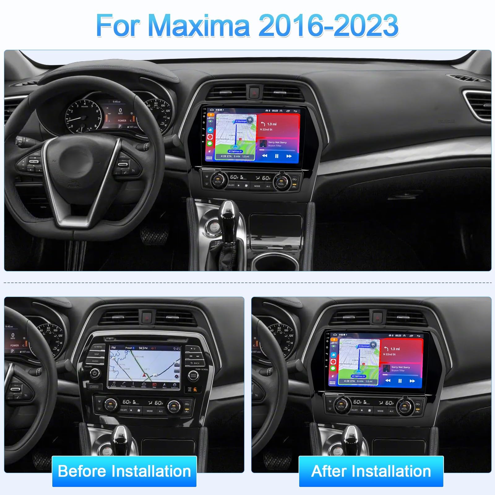 Amazon.com: Android 14 4+64G Upgrade Car Stereo Radio for Nissan