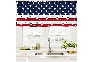 AnyDesign Patriotic Curtains: Celebrate America with Style