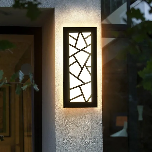 TRUWELLA Outdoor Wall Lights 11.8inch Modern Outdoor Wall Sconce LED Long Wall Sconces Black Front Porch Light Waterproof Led Wall Light IP67 3000K Exterior Lighting fixtures