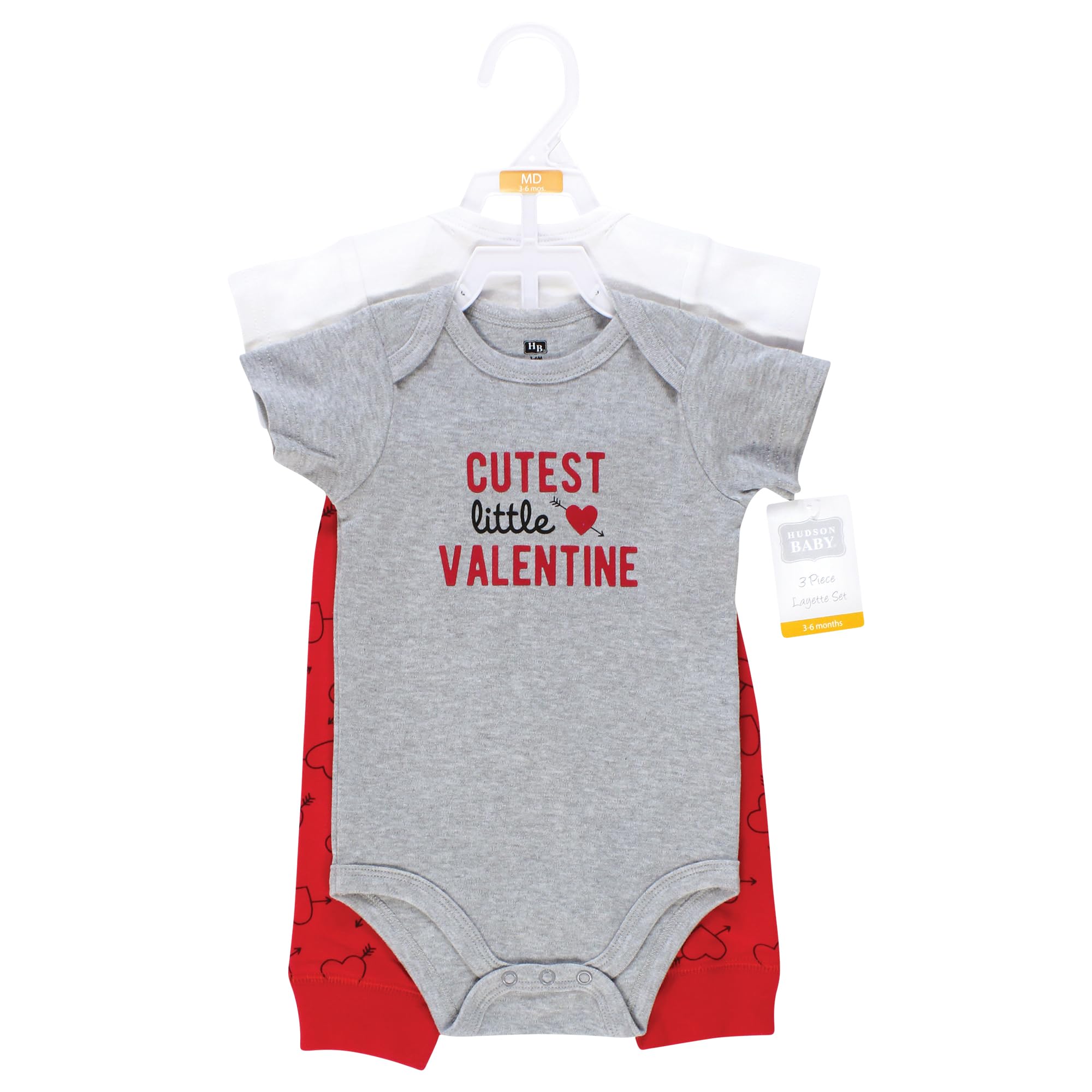 Hudson Baby Completo tuta e pantaloni unisex in cotone