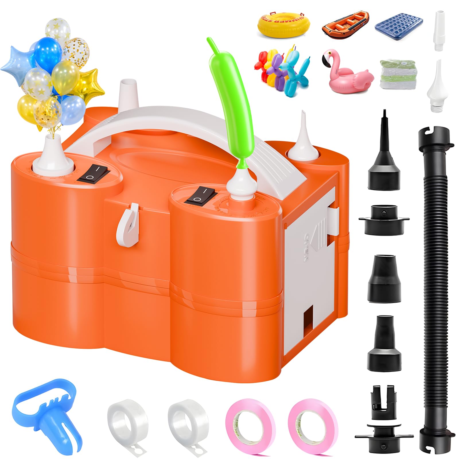 FLSEPAMB 3-in-1 Dual Motor Balloon Pump