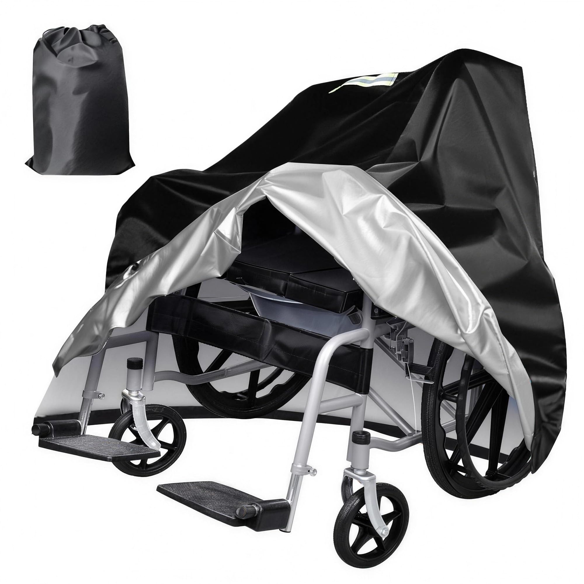 ZORQ Wheelchair Cover for Etac Swift Mobil 2005 - pr, Mobility Scooter Storage Protection Cover Waterproof Wheel Chair Cover All Weather Protection