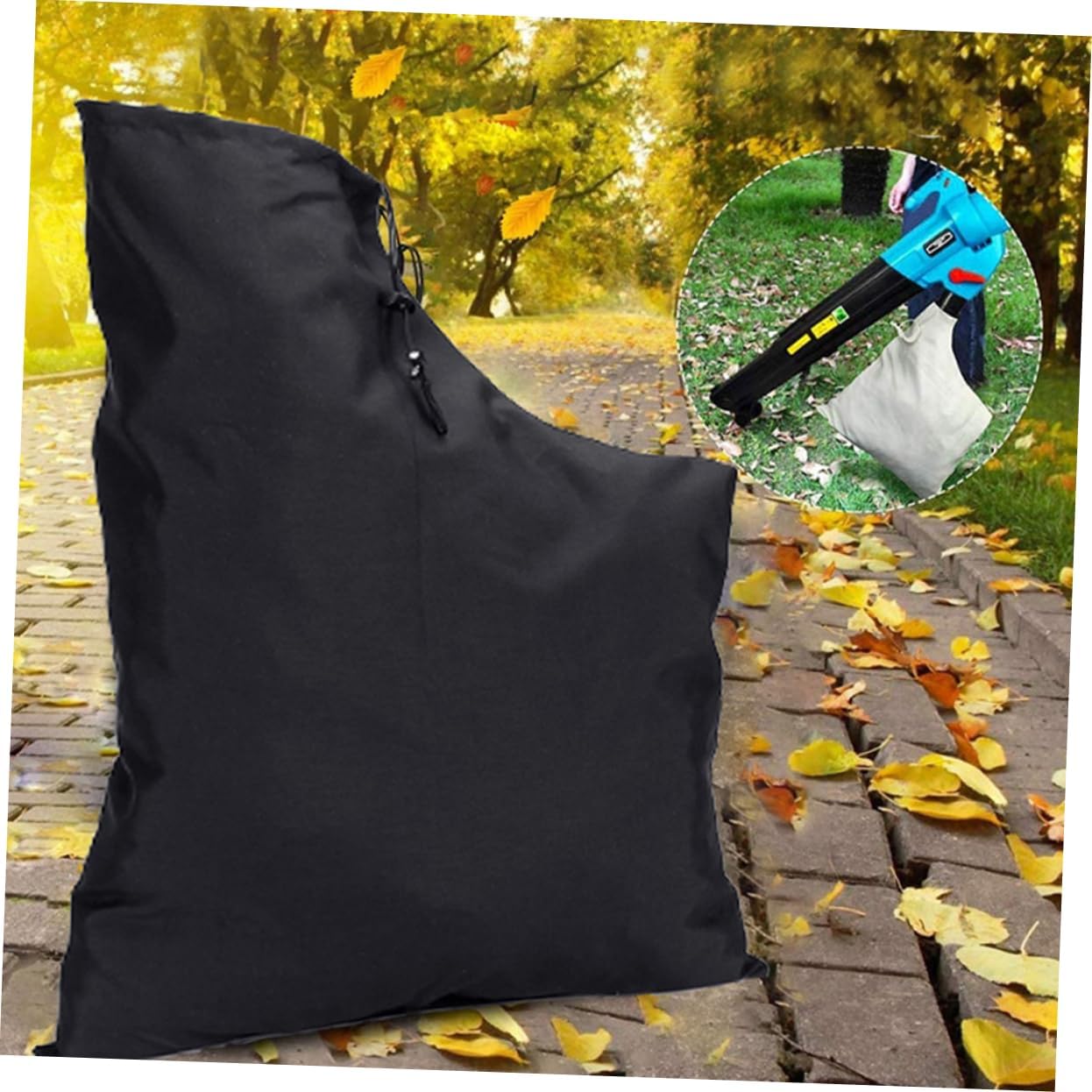 Sosoport 6pcs Leaf Blower Collection Bag Wear-Resistant Outdoor Leaf Pouch Design
