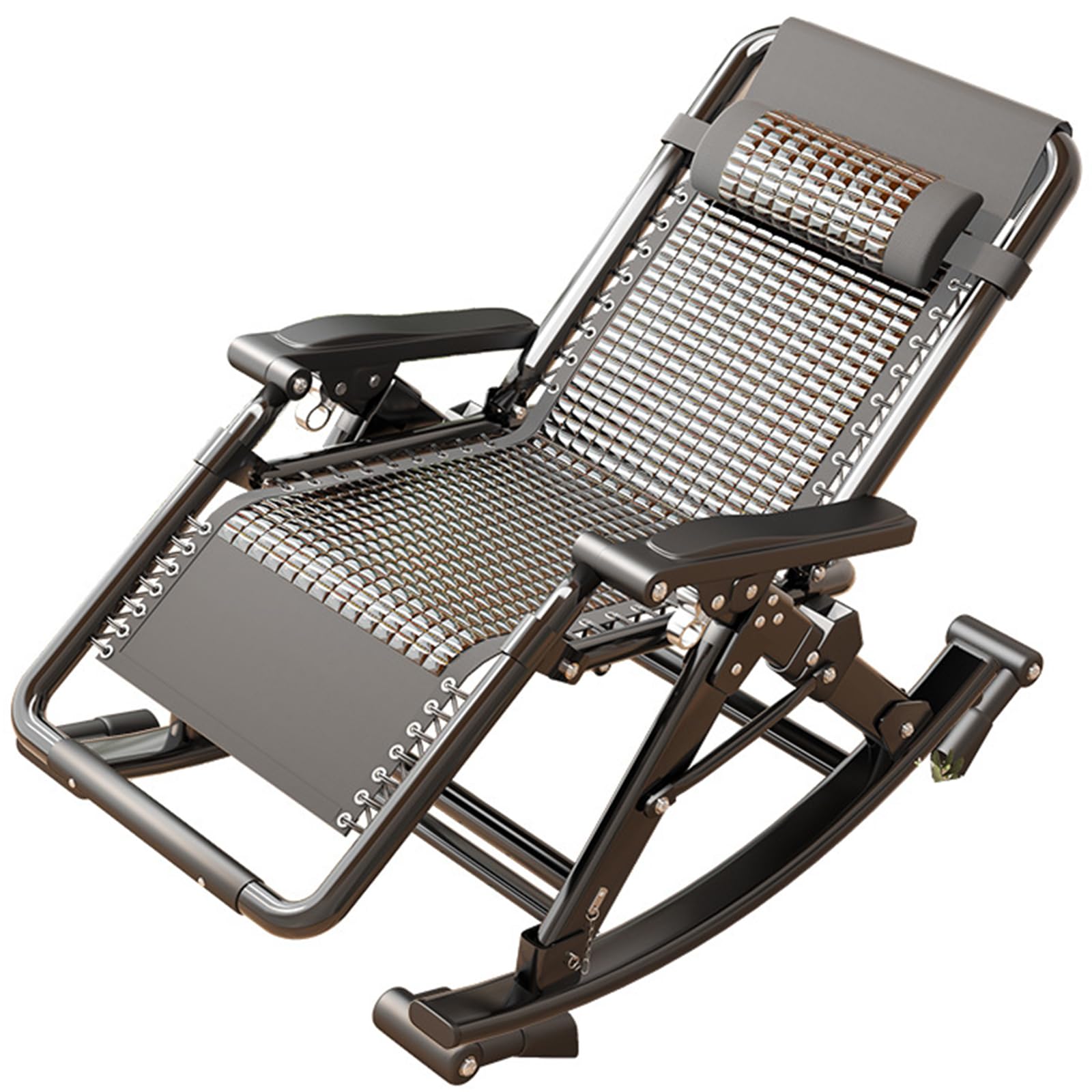 Fauteuil à bascule pliable pour vos moments de détente au jardin