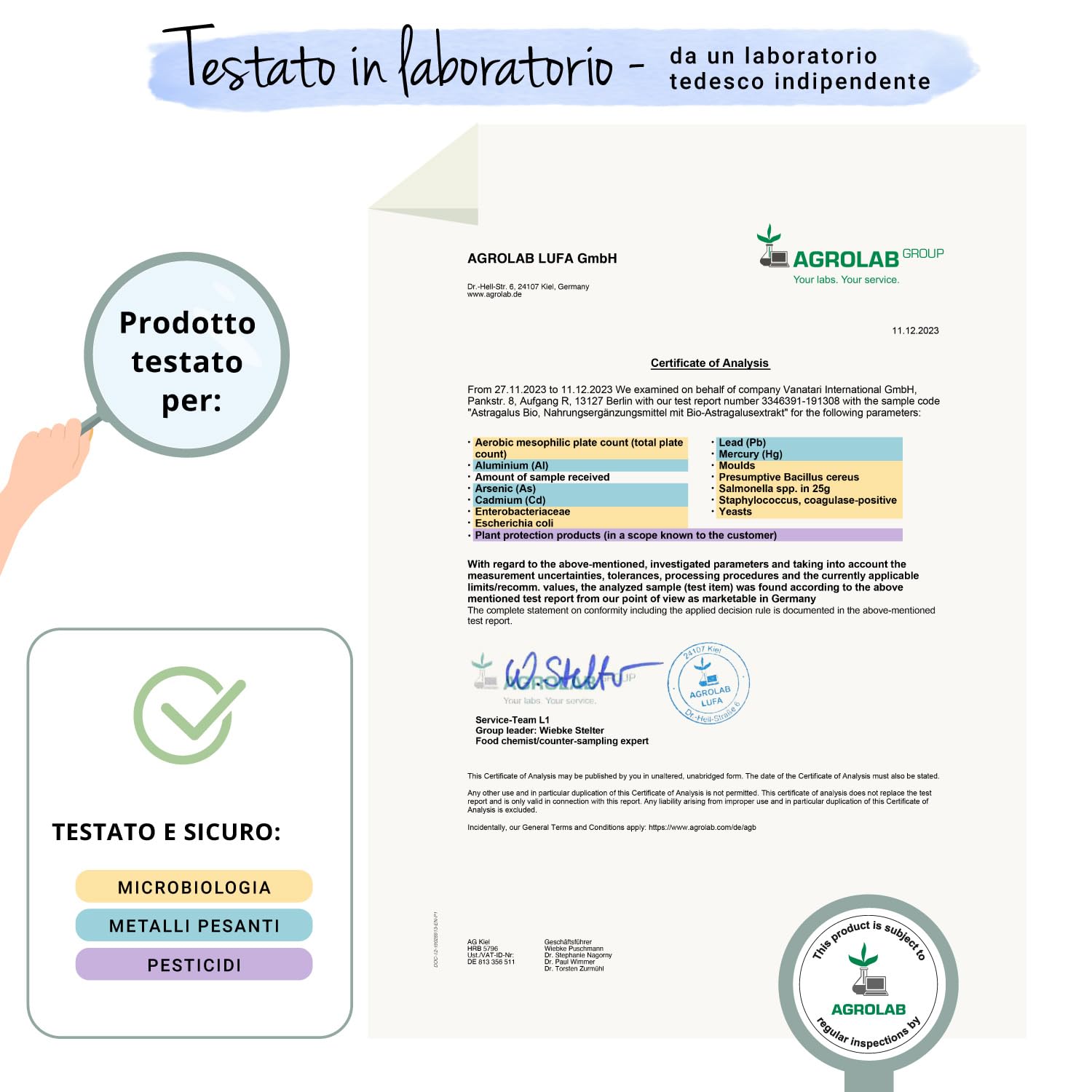 ASTRAGALO BIO Vegavero® | 5600 mg | Titolato in Polisaccaridi | ADATTOGENO per DIFESE IMMUNITARIE | 120 capsule | Vegan