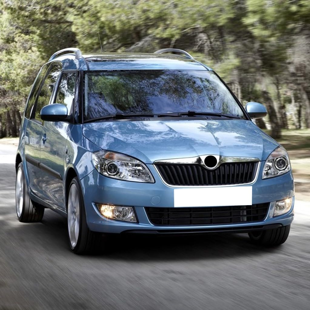 Tekerlek Bijon Kapağı Siyah 5 adet 1Z0601173 Skoda Roomster ile uyumlu 2011-2015