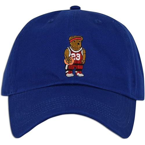 Basketball Teddy 23 Embroidered Cap Hat Dad Adjustable Polo Style Unconstructed