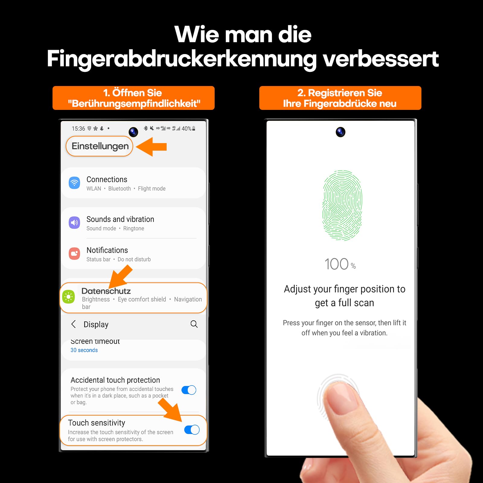 LϟK für Samsung Galaxy S24 Ultra für Schutzfolie Sichtschutz mit 2 Stück Anti-Peeping Schutzfolie, [Auto-Installation] Kratzfest für Samsung S24 Ultra Schutzfoile, 0 Staub & Blasen, Anti-Fingerabdruck