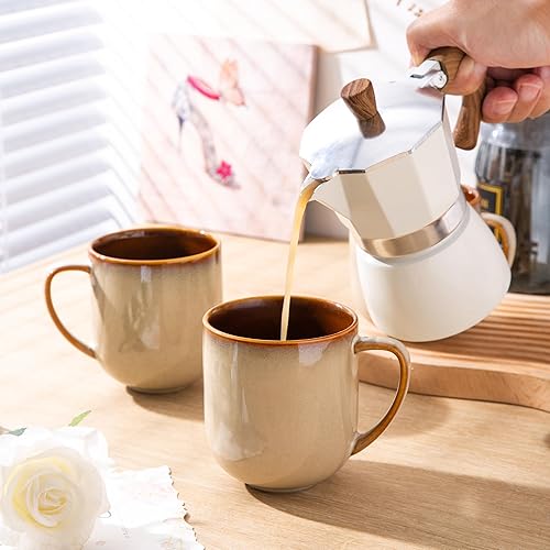 Miniatura 6 de LERATIO Tazas de café de cerámica LCM011KH