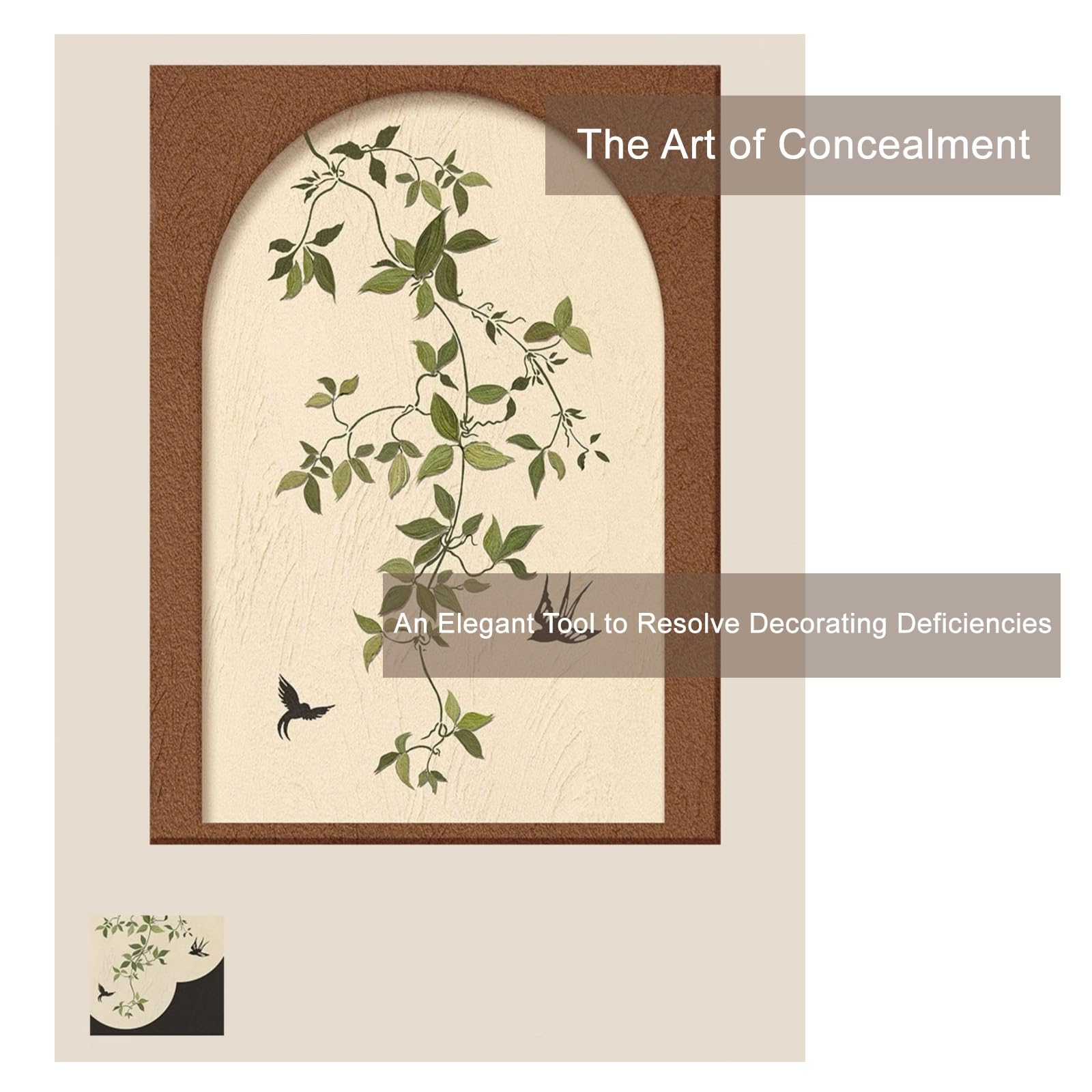 Armario Decorativo Con Tapa Cuadro Electrico Para Caja De Fusibles Y Disyuntores, Panel Eléctrico De Pared Con Fusibles Y Contadores Ocultos Para Uso Interior(Black,50 * 60cm/19.6 * 23.6in)