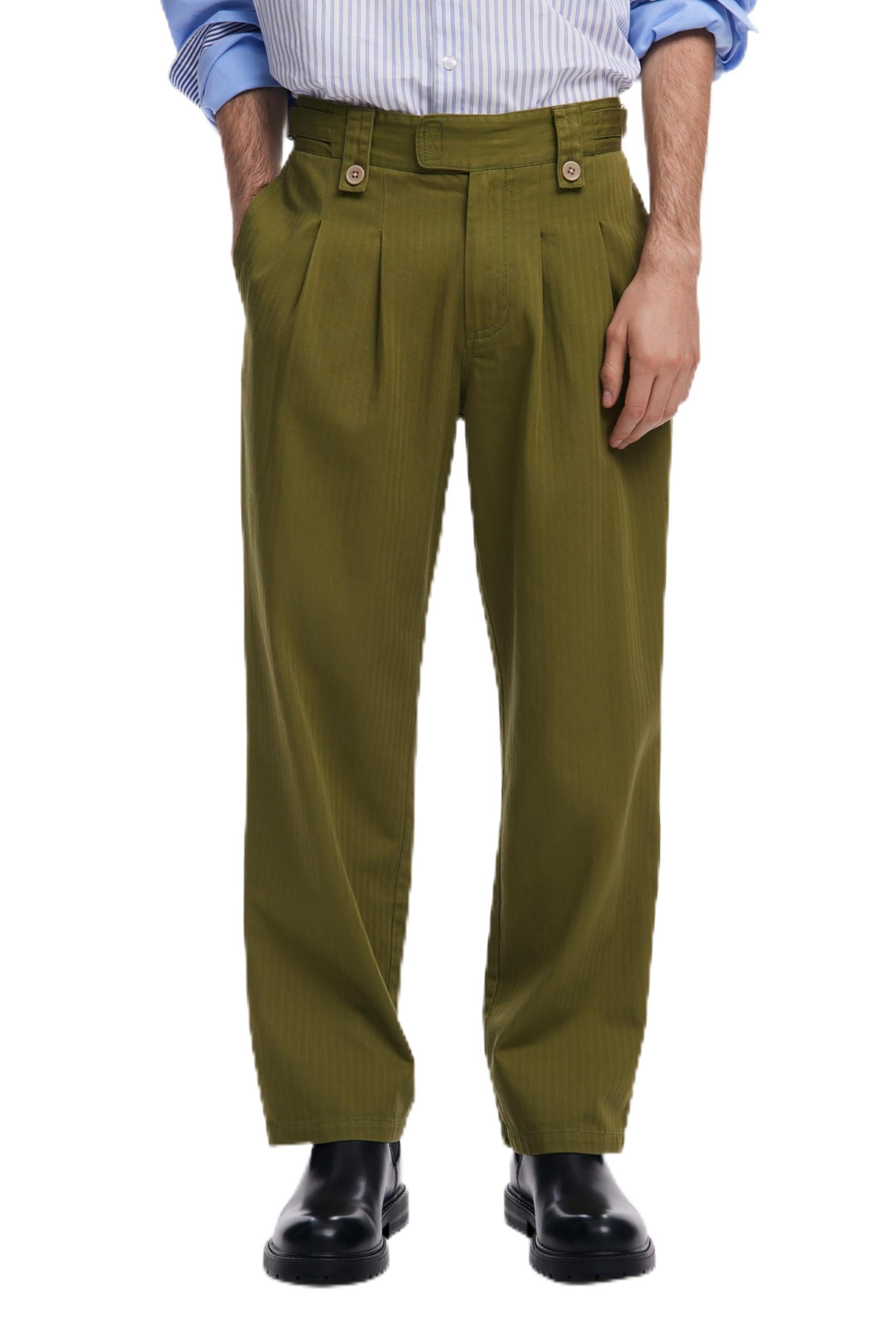 Desigual Pant_Banker, 4092 Kaki, 38