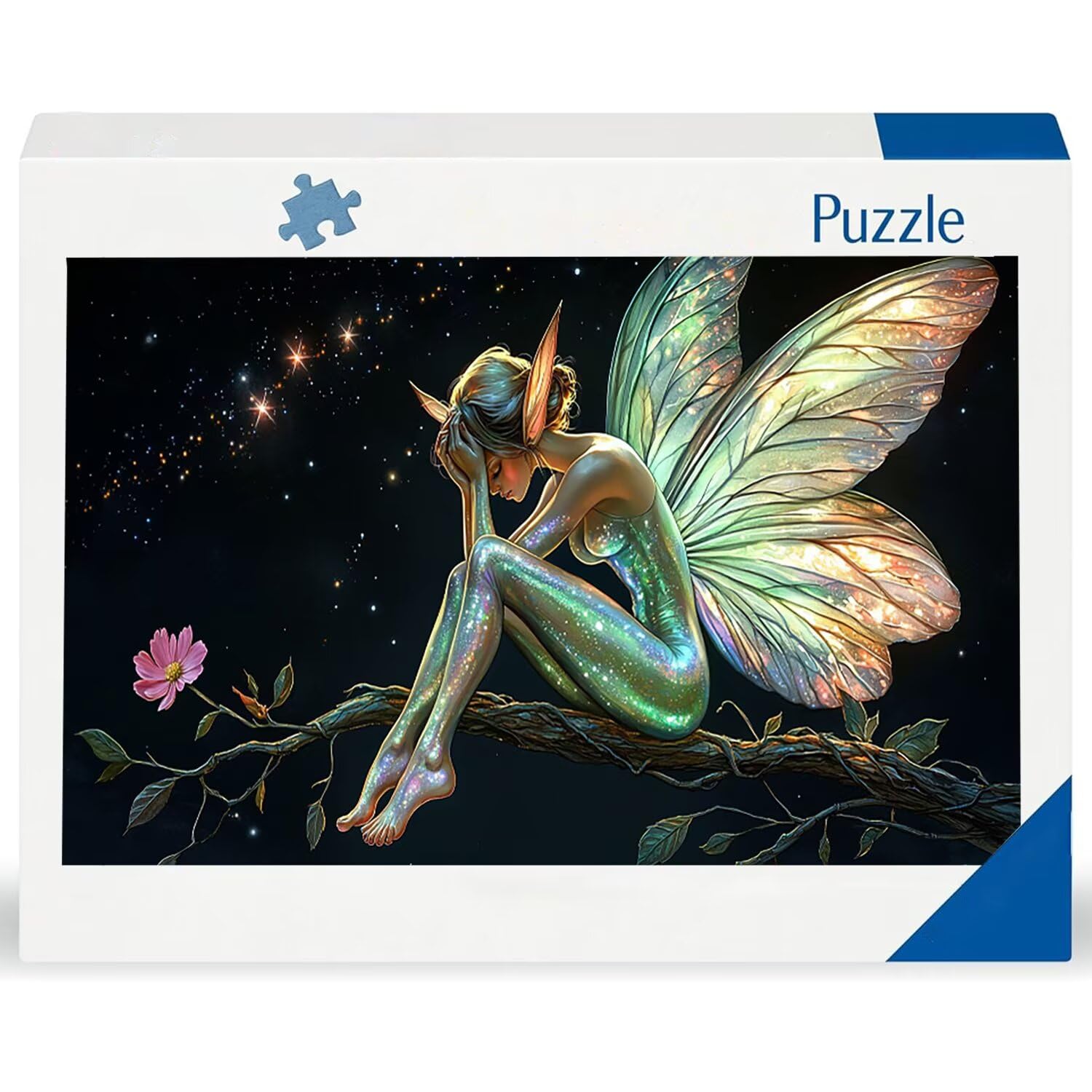 Puzzle de Madera para Adultos 1312 Piezas - Elf Fairy, Obra de Arte de Juego de Rompecabezas para Adultos, Puzzle de Impresión de Alta Definición Multicolor, Pasatiempo Creativo Regalo b-565