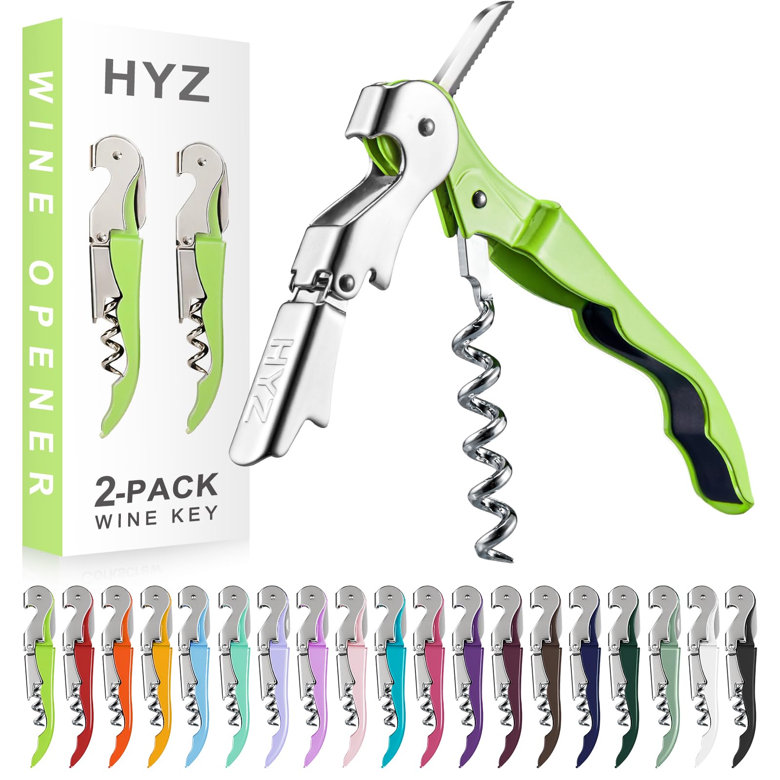 HYZ Wine Opener - Professional Waiter Corkscrew -16
