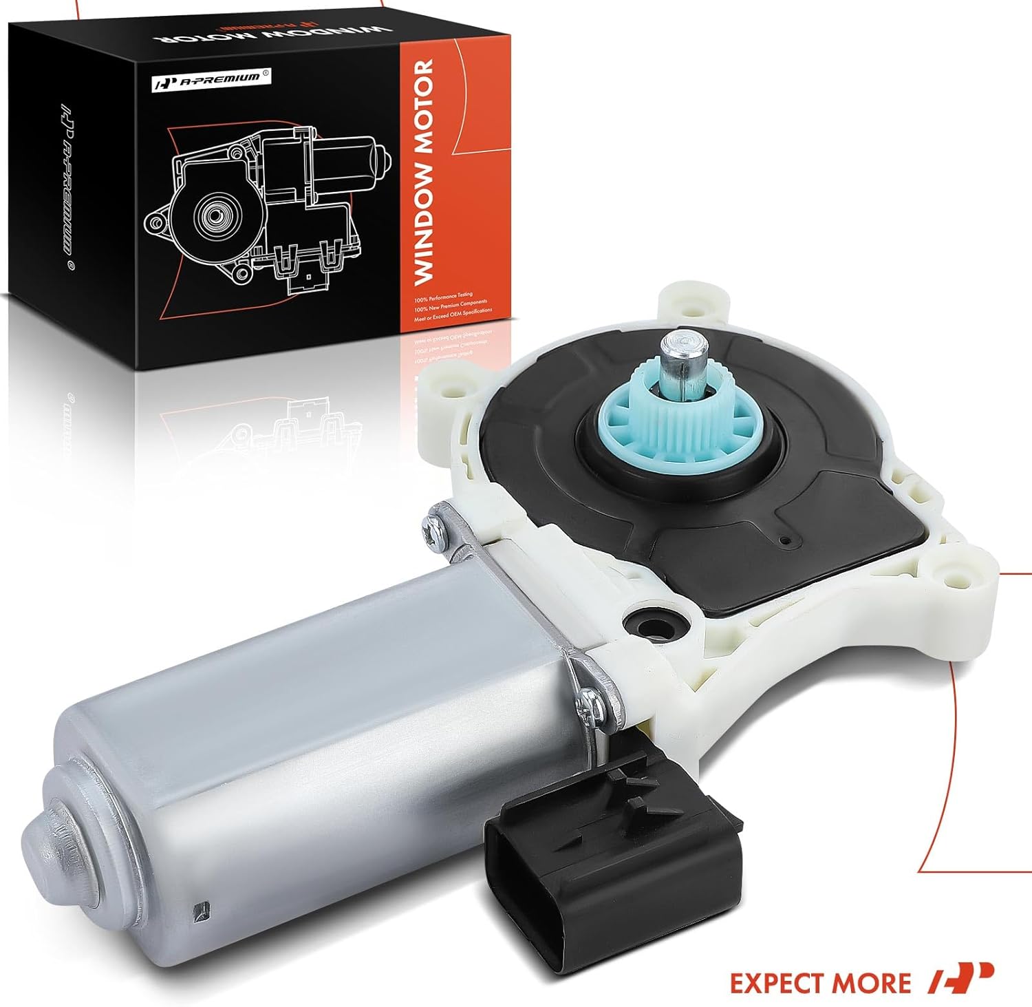 A-Premium Front Left Power Window Lift Motor Compatible with Dodge Challenger 2008-2017, Driver Side, Replace# 68043883AA