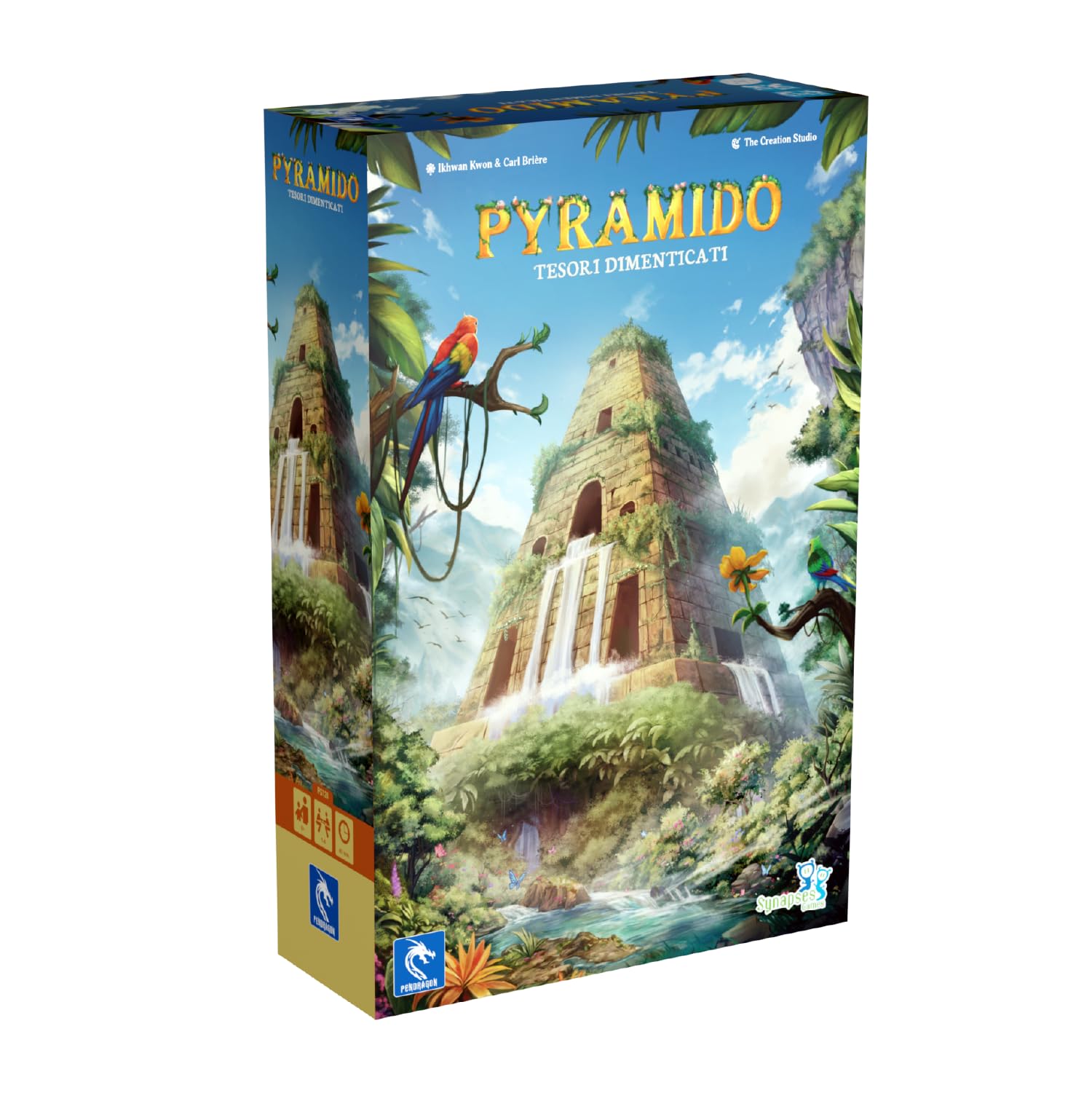 Pendragon - Pyramido Treasures Forgotten - Italian Edition - Board Game, Age 8+, 1-4 Players
