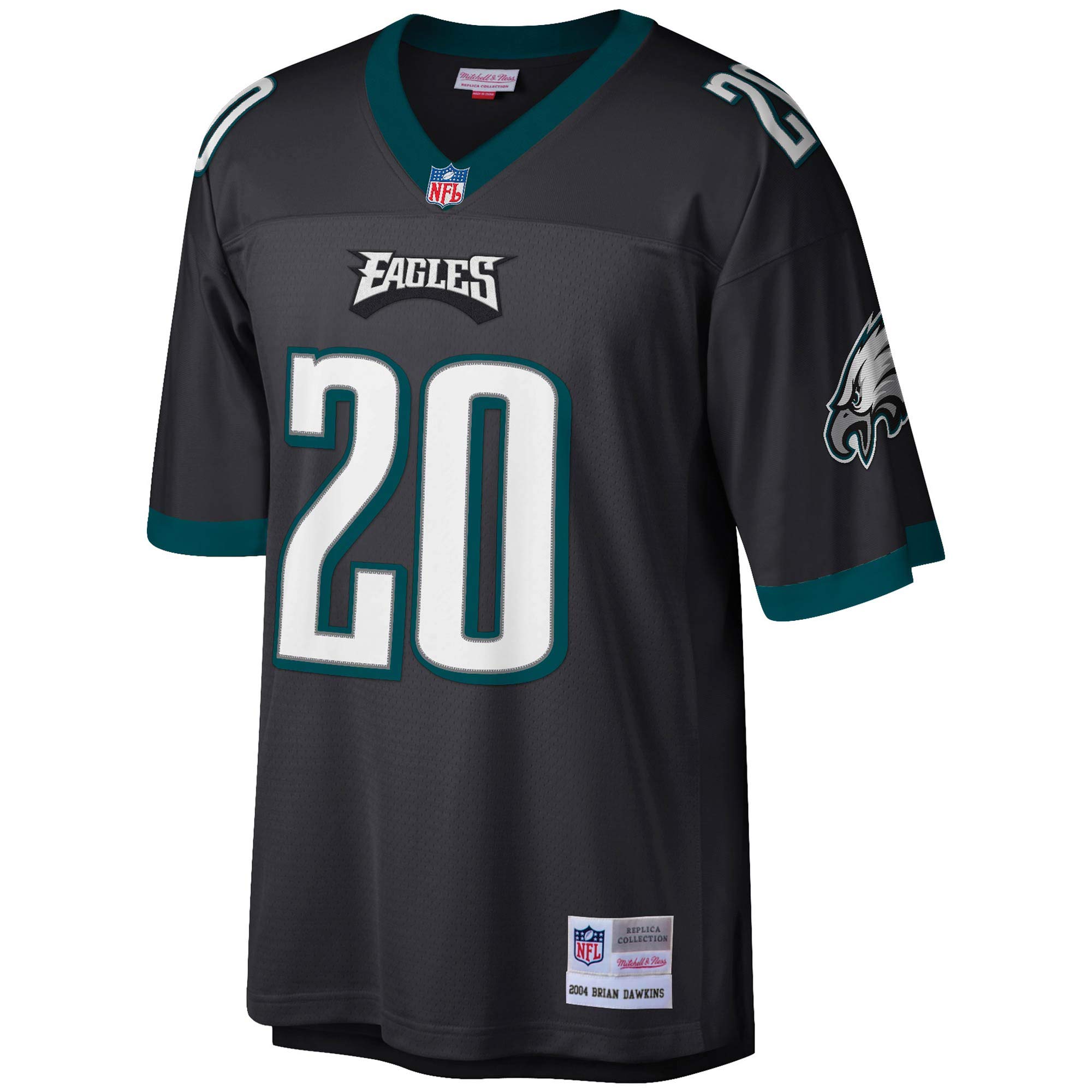 Mitchell&Ness M&N NFL Legacy Maillot - Phil. Eagles B. Dawkins #20 Black/Black L
