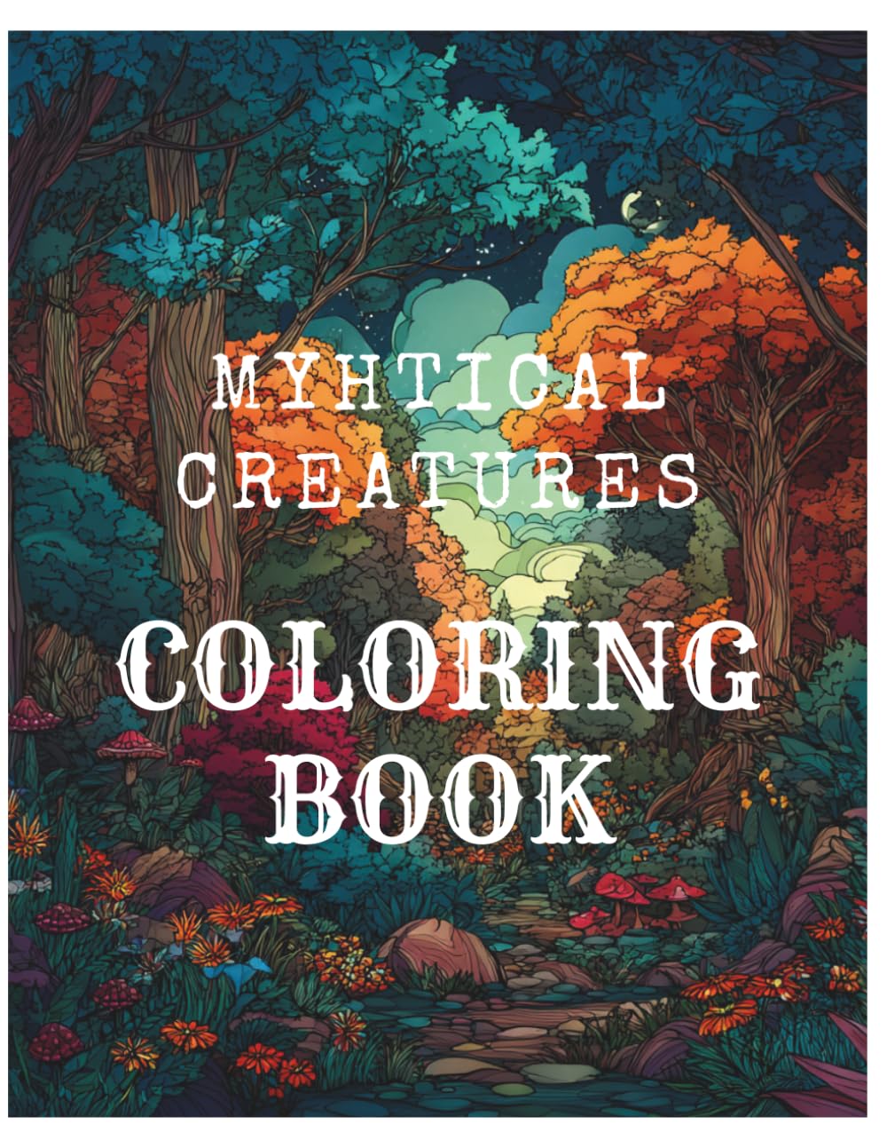 Mythical Creatures Coloring Book